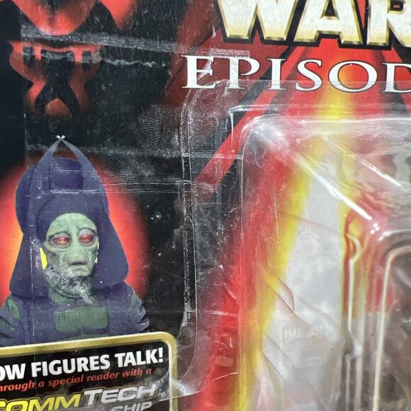 Star Wars Episode Commtech Rune Haako 3.75" Action Figure 1999 Hasbro NEW - Picture 4 of 7